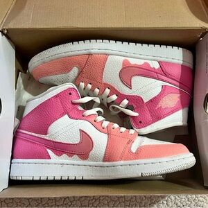 Custom Air Jordan 1s Mid Nike Shoes